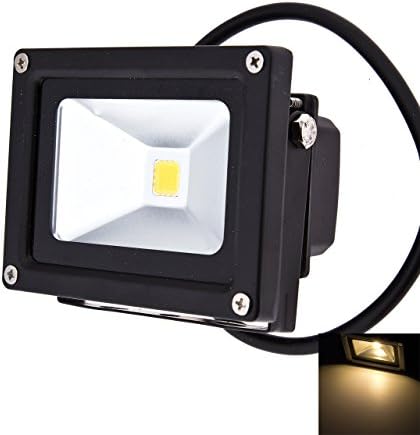 iWG® 10W DC12V Outdoor Waterproof LED Flood Lights,IP65 750lm Warm White 3000K,100W Halogen Bulb Equivalent Security Lights, Floodlight for Garden,Yard,Park and Other Public Places