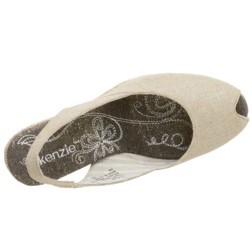 Kenzie Women's Feature Platform Wedge,Silver,9.5 M from Kenzie