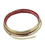 Amico 3 Meters DIY Moulding Adhesive Gold Tone Strip for Car Decoration