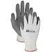 Magid GPD590 D-ROC HPPE Blended Polyurethane Palm Coating Glove with Knit Wrist Cuff, Work, 10-1/2" Length, Size 10, Salt and Pepper (Case of 12)