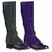 intrepid International Deluxe Suede Velcro Half Chaps - Black/Small