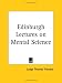 Edinburgh Lectures on Mental Science