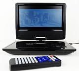 9.5 inch Portable DVD Player - Colour TFT DVD With 270 degree Swivel and Rechargable Battery - Supports Game Music Photo SD/MMC Card USB DVD/DVD-Rom