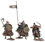 Lord of the Rings Armies of Middle Earth; Men of the Rohan Army Figure Set 1/24 Scale