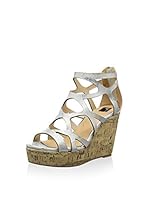 Giudecca Sandalias de cuña (Plata)