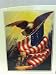 Antique American eagle with a flag sticker Sticker/Decal