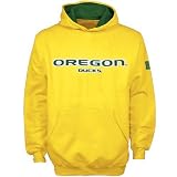Oregon Ducks Youth Yellow Team Color Hoody Sweatshirt