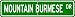 burmese2 - Mountain Burmese STREET SIGN High Quality Aluminum Dog