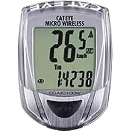 キャットアイ CC-MC100W サイクルコンピュータ シルバー マイクロワイヤレス