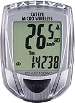 Cateye CC-MC100W Micro Wireless 10-Function Bicycle Computer