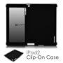 CaseCrown Smart Cover-Mate Clip On Case (Black) for the iPad 2 compatible with Apple Smart cover