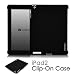 CaseCrown Smart Cover-Mate Clip On Case (Black) for the iPad 2 compatible with Apple Smart cover