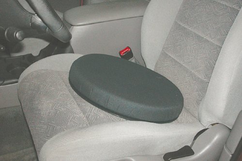 HealthPersonalCare: Deluxe Swivel Seat Cushion for Car or Home   Gray   Thick Comfortable