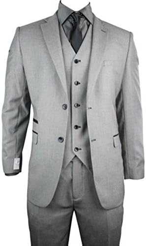 CMDC Men's Business Casual English Gentleman Three-piece Suit D213