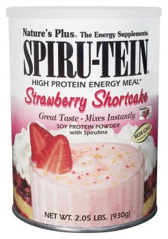 Nature's Plus - Spirutein Strawberry Shortcake, 2 lb powder