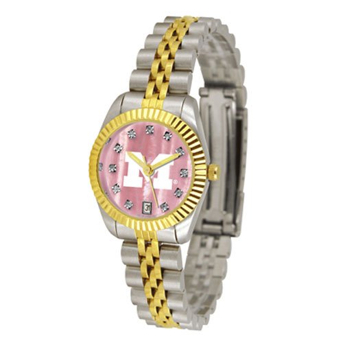 Michigan Wolverines NCAA Mother of Pearl Executive Ladies Watch