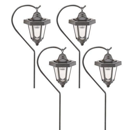 Tools: Malibu Outdoor One Light Solar Powered Carriage Light, Graphite, 4 Pack #LZ4HWGR