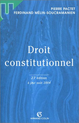 Institutions politiques : Droit constitutionnel