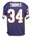 Autographed Thurman Thomas Buffalo Bills Blue Throwback Blue Jersey Inscribed 91 Nfl Mvp