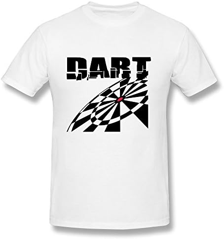 100% Cotton Music Dartboard Tee For Guy - Round Neck