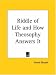 Book Riddle of Life and How Theosophy Answers It