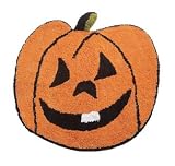 PUMPKIN Halloween THROW RUG bath mat holiday decor
