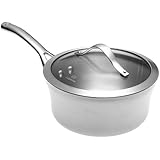 Calphalon Contemporary Stainless 2-1/2-Quart Saucepan with Glass Lid