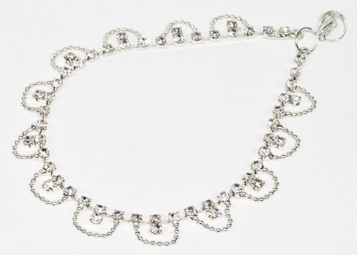 Starlite Anklets - Ladies, Womens & Girls Ankle Chain in Silver with bells with an anklet length of cm. - ANK33510