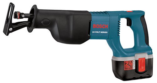 Factory-Reconditioned Bosch 1645K-46 24 Volt Reciprocating Saw with 2 batteries