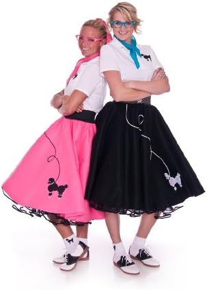 Hip Hop 50s Shop Adult 4 Piece Poodle Skirt Outfit