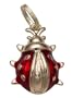 14k Yellow Gold Enamel Lady Bug Charm