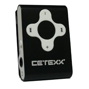 CETEXX MP3-Player x-Strike 4GB 4 GB MP3-M200 schwarz / Samsung Flash Speicher