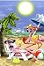 Flamingo On The Beach Silk Reflections Flag 29\x43\""