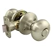 Flat Ball Privacy Lockset - Satin Nickel - Set of 1