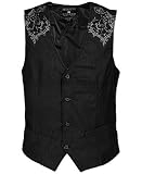 Pop Icon Hinder Cross Vest Black