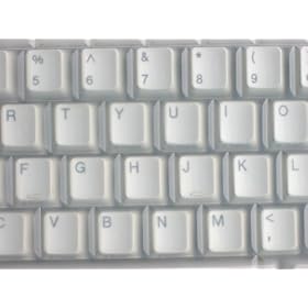External Keyboard Skin for Apple iMac, MacMini, Power Mac G5, Xserve - Color Clear... by Rasfox