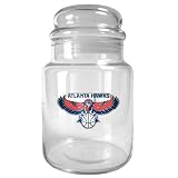 Atlanta Hawks NBA 31oz Glass Candy Jar - Primary Logo
