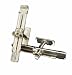 Cufflinks with fixed back made from sterling silver 925.  Skis with poles and Boots in full detail.  A perfect gift for any skiier.