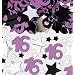 Amscan International Sweet 16 Metallic Confetti 70 g
