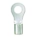 Panduit P10-10R-L Ring Terminal, Non-Insulated, 14 - 10 AWG Wire Range, #10 Stud Size, 0.04" Stock Thickness, 0.38" Terminal Width, 0.81" Terminal Length, 0.31" Center Hole Diameter (Pack of 50)