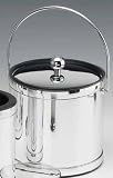 Review Kraftware  / Kraftware 75868 Mylar Polished Chrome 3 Quart. Ice Bucket with Bale Handle, Bands and Metal Cover