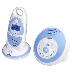 Binatone BM200 Interference Free Digital Baby Monitor - Blue & White