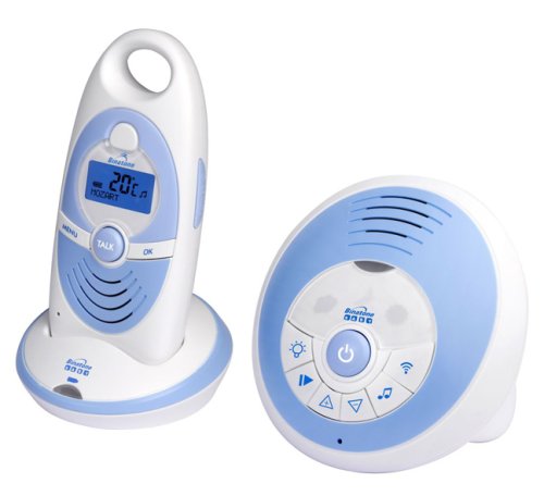 Binatone BM200 Interference Free Digital Baby Monitor - Blue & White