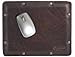 Fight Pads - A Full Grain Leather Mouse Pad Chestnut "They'll Fight Over It When You're Dead"