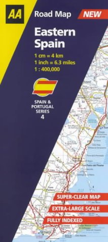 Eastern Spain (AA Road Map Spain & Portugal)