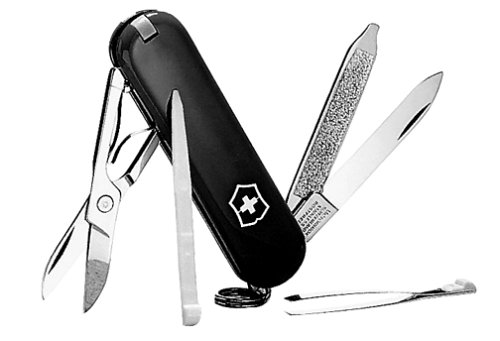 Victorinox Swiss Army Classic Pocket Knife (Black)