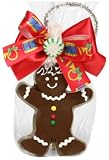 Golda & I Chocolatiers Gingerbread Man Ornament, 2.1-Ounce Units (Pack of 2)