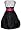 black/white/fuchsia