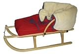 Ress Schlittensack Teddy, rot, Qualität Made in Germany