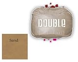 Comfort Sac Double Sac In Sand Finish By Elite Furniture